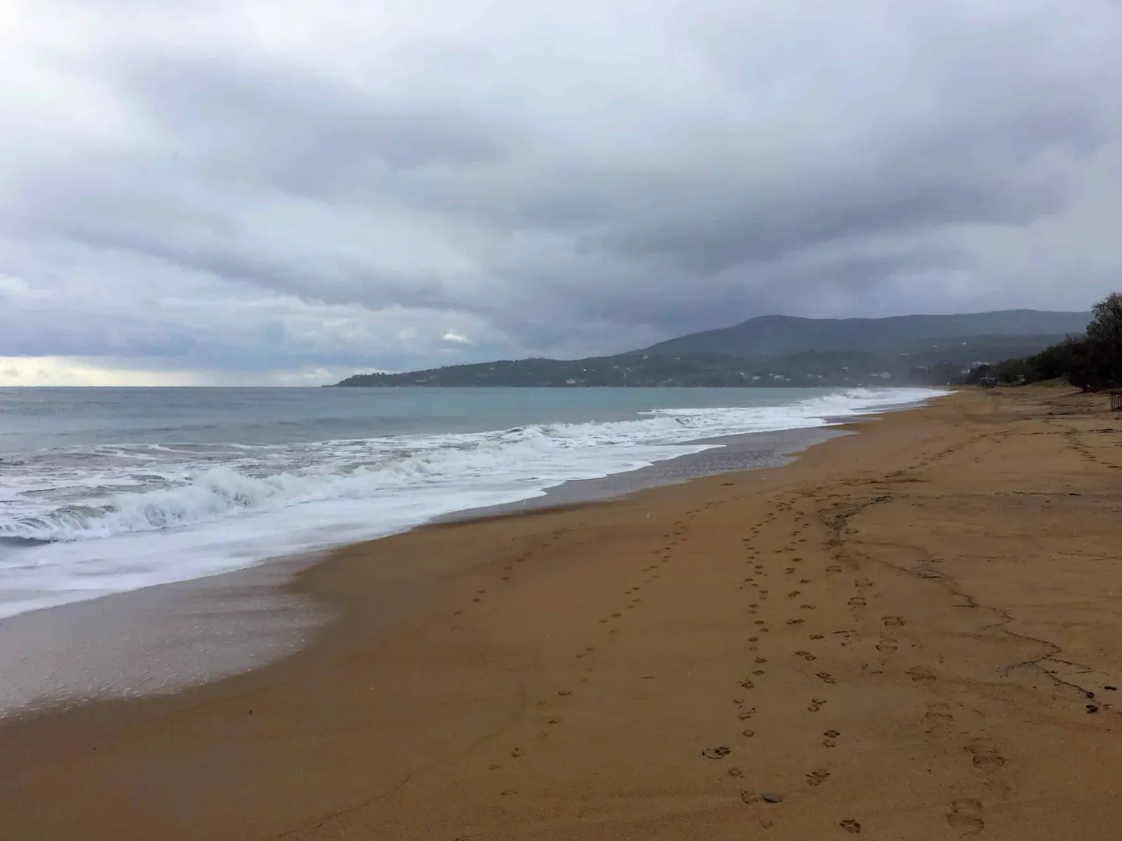 Hundereise Strand Koroni