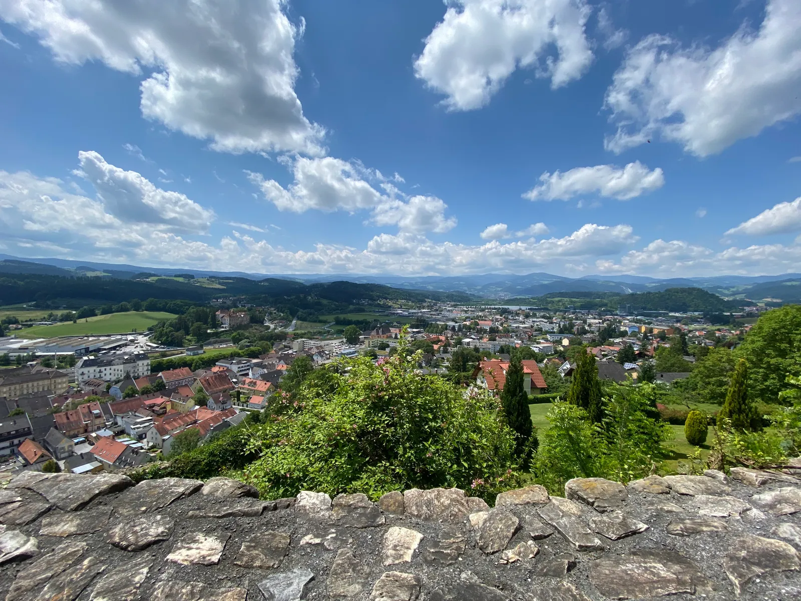 Burgruine Obervoitsberg Aussicht2