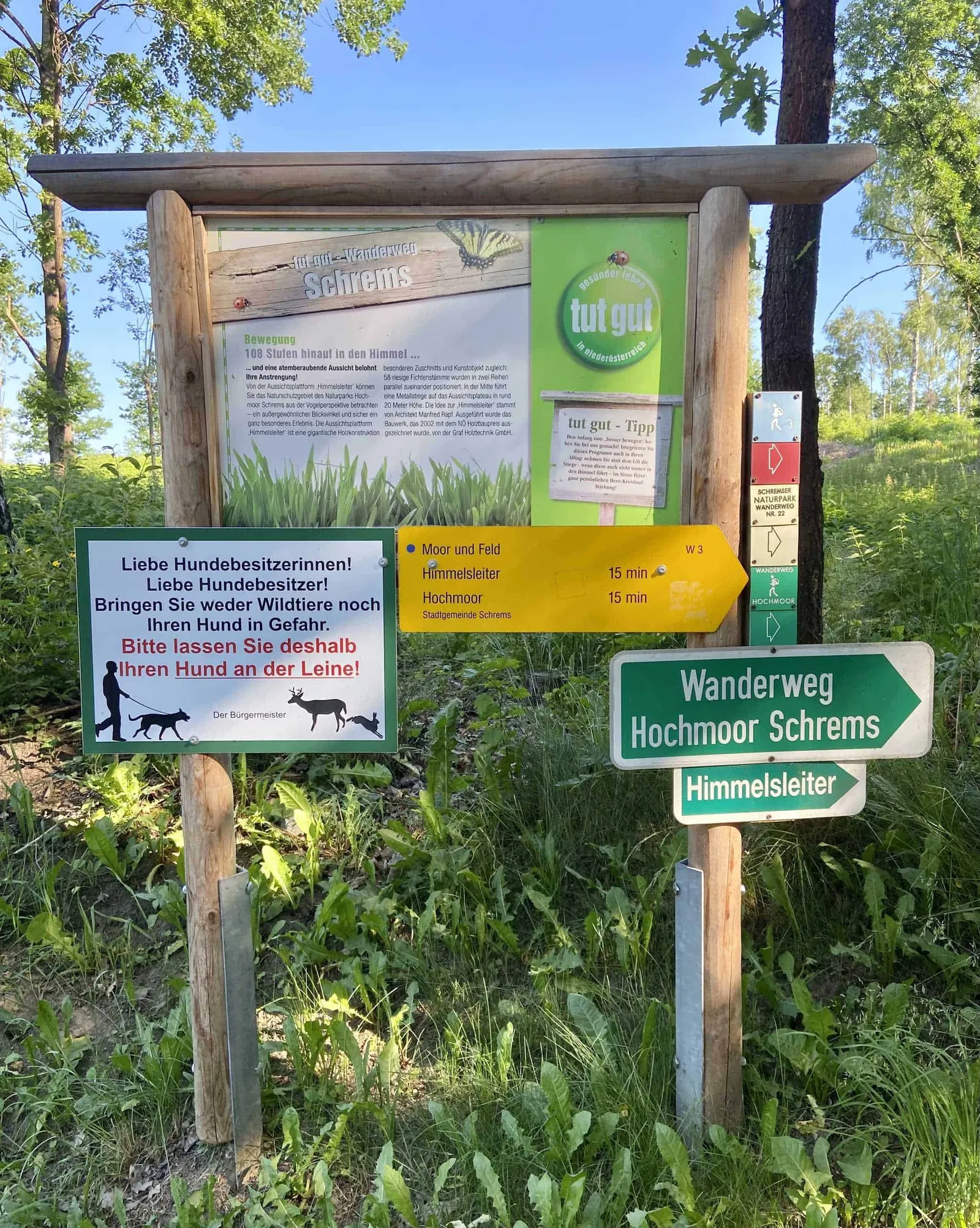 Infotafel Hochmoor Schrems