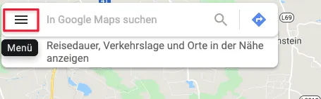 Urlaubsplanung mit Google Maps