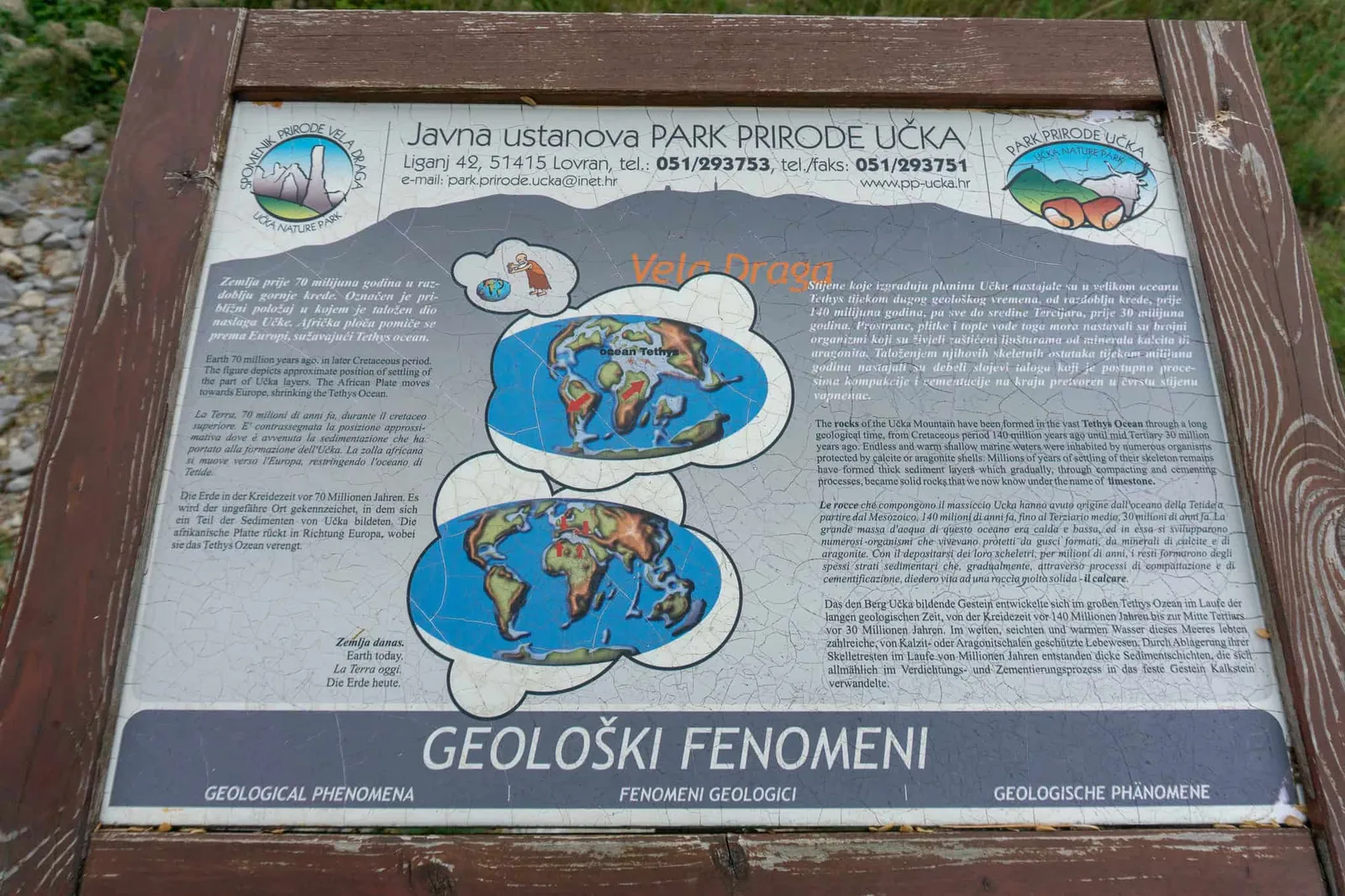Vela Draga Park Prirode Učka Urlaub mit Hund