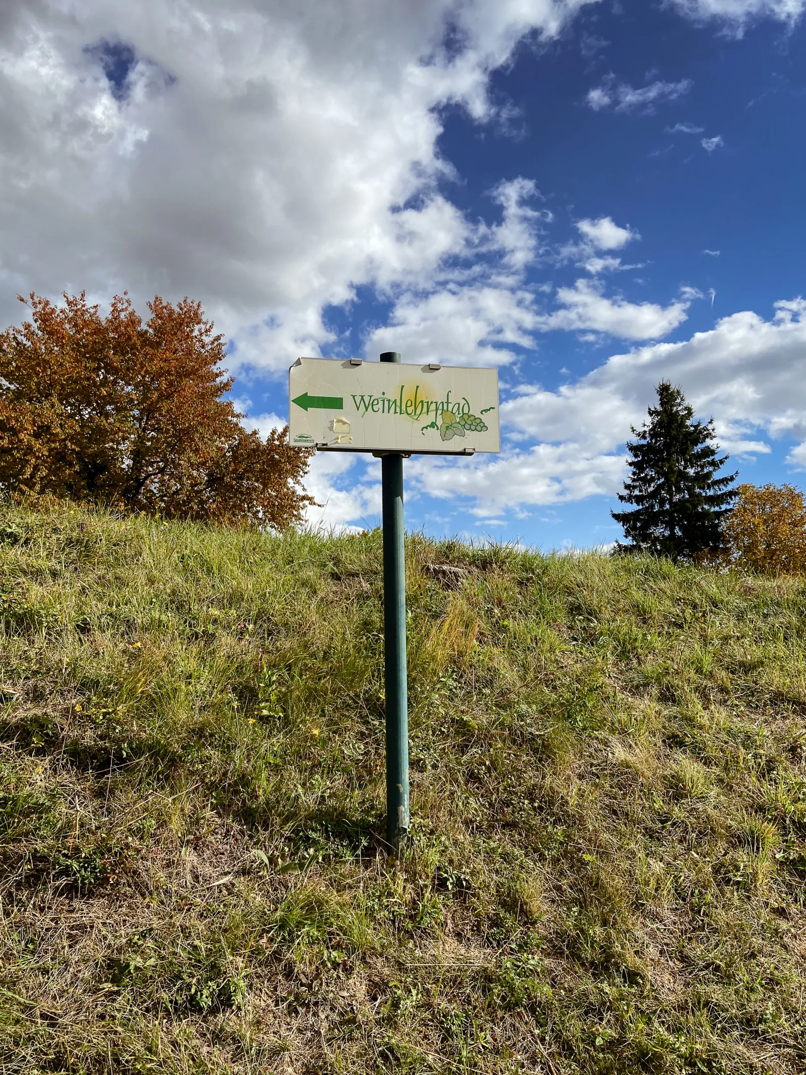 Weinlehrpfad Rechnitz Wegweise
