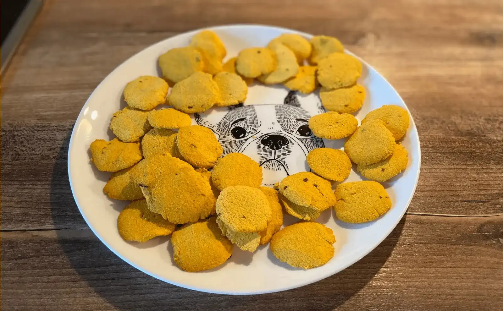 Rezept für getreidefreie Karotten Apfel Hundekekse