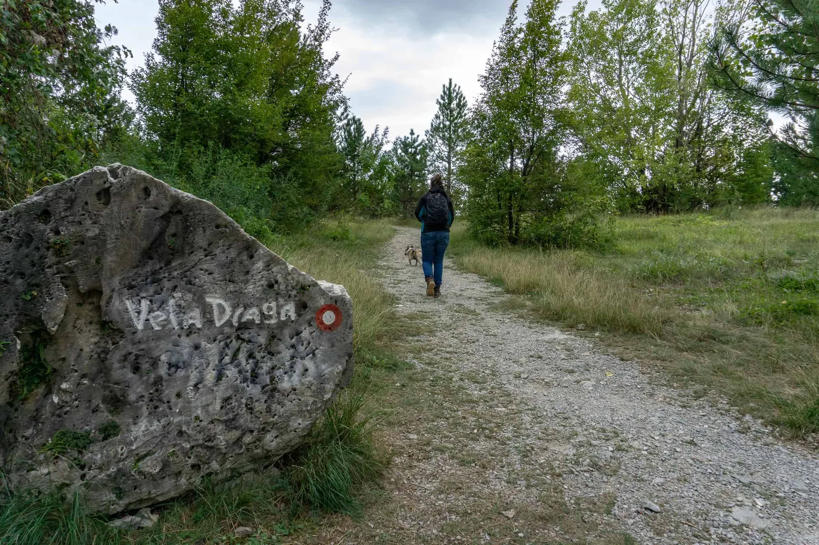 Vela Draga Park Prirode Učka Urlaub mit Hund