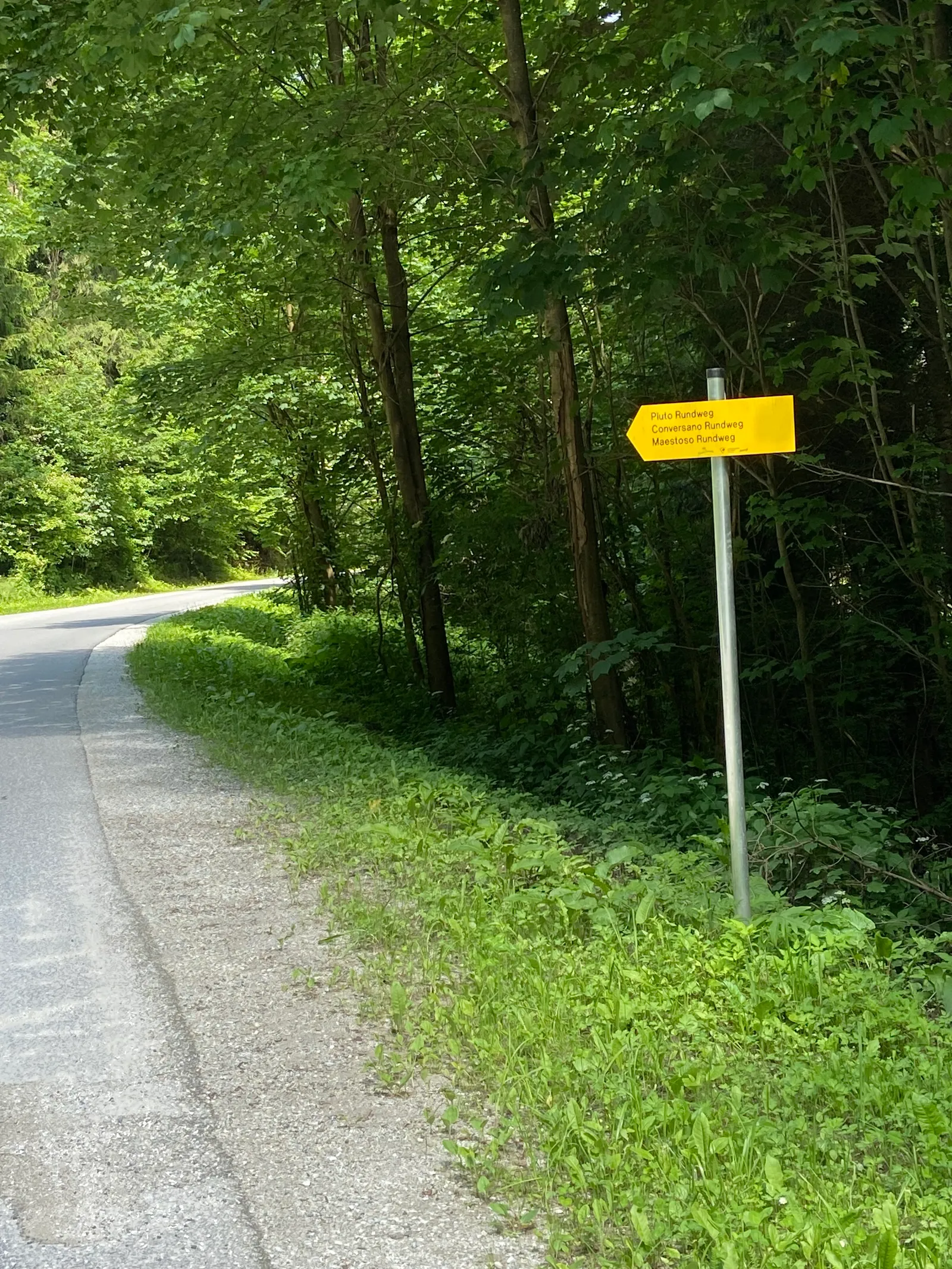 Wegweiser Piberrunde