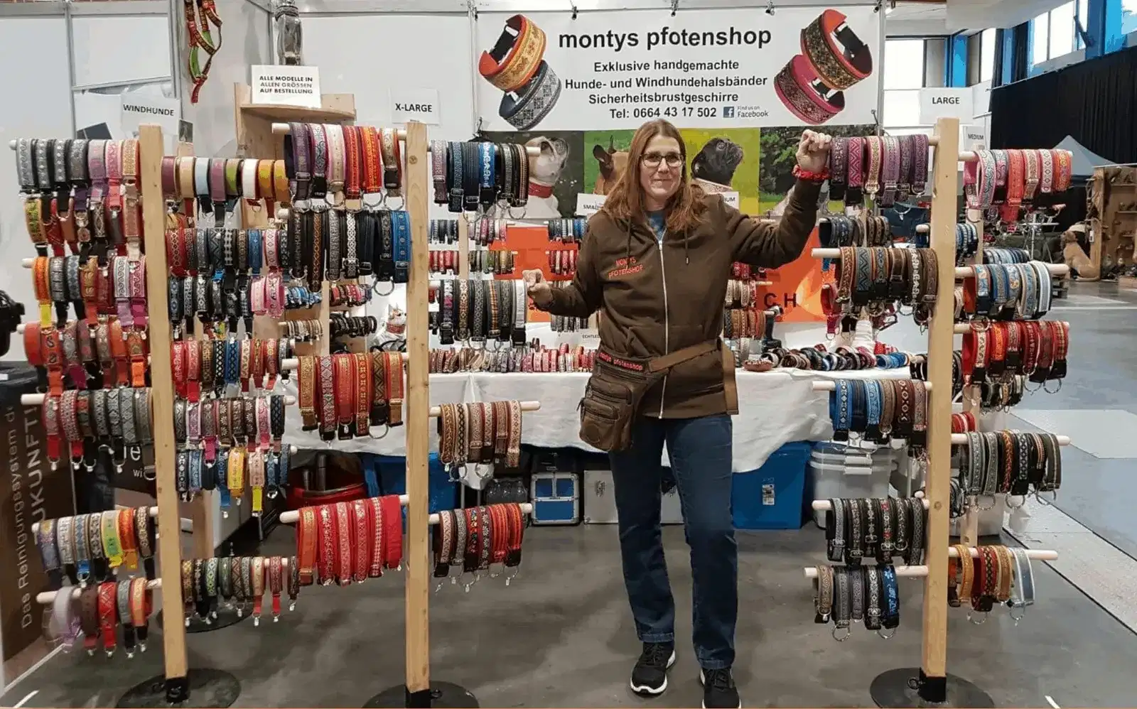 Brustgeschirre und Halsbänder von Monty's Pfotenshop