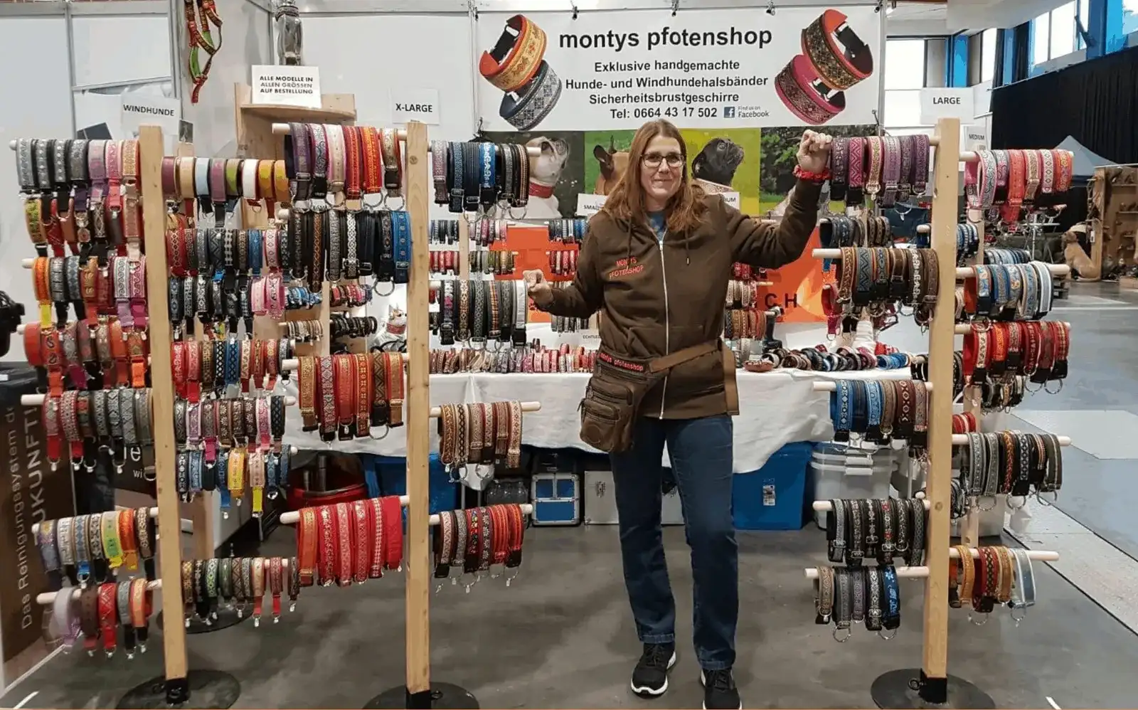 Brustgeschirre und Halsbänder von Monty's Pfotenshop