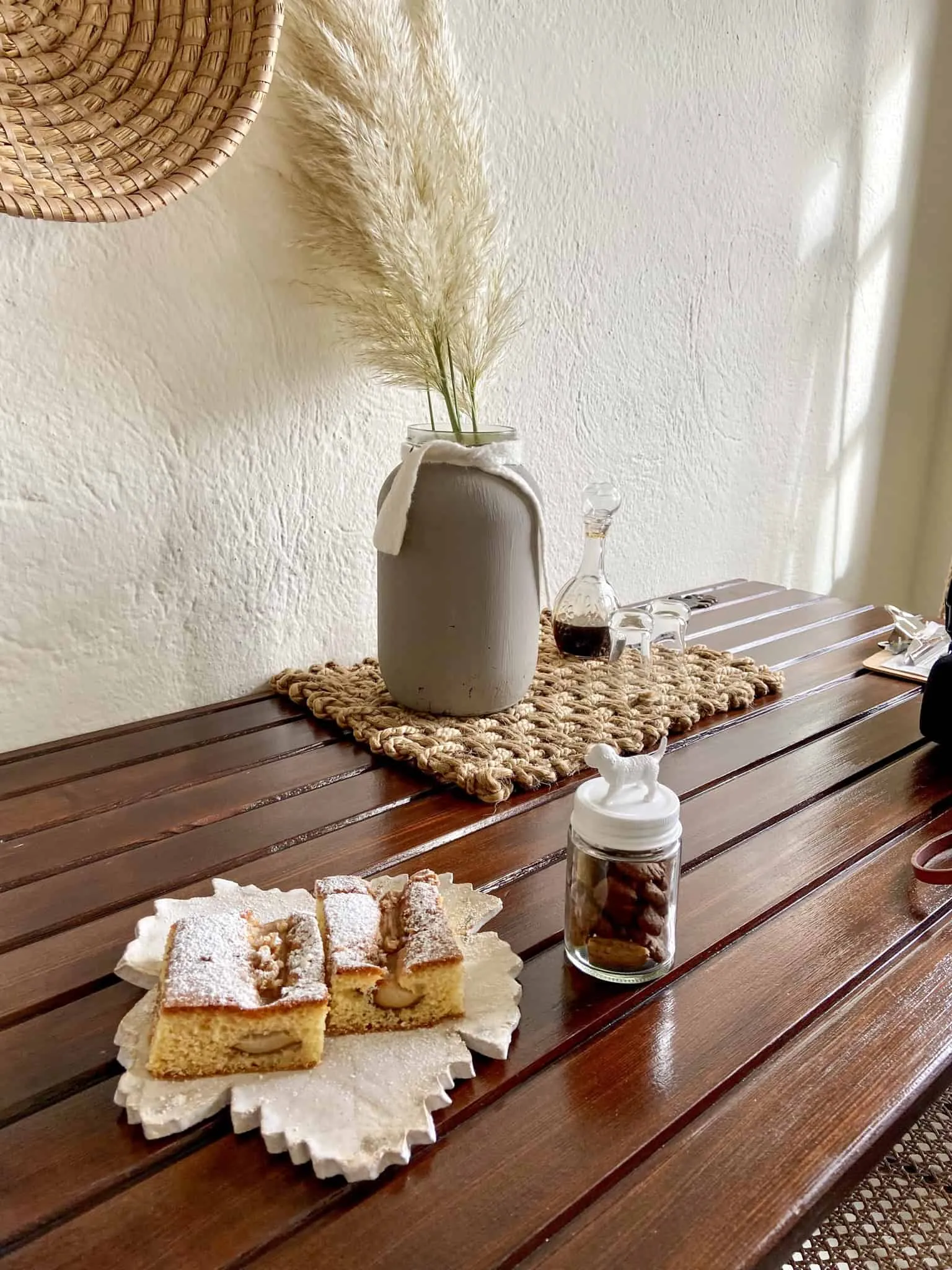 Willkommenskuchen und Hundekekse im Weinloft