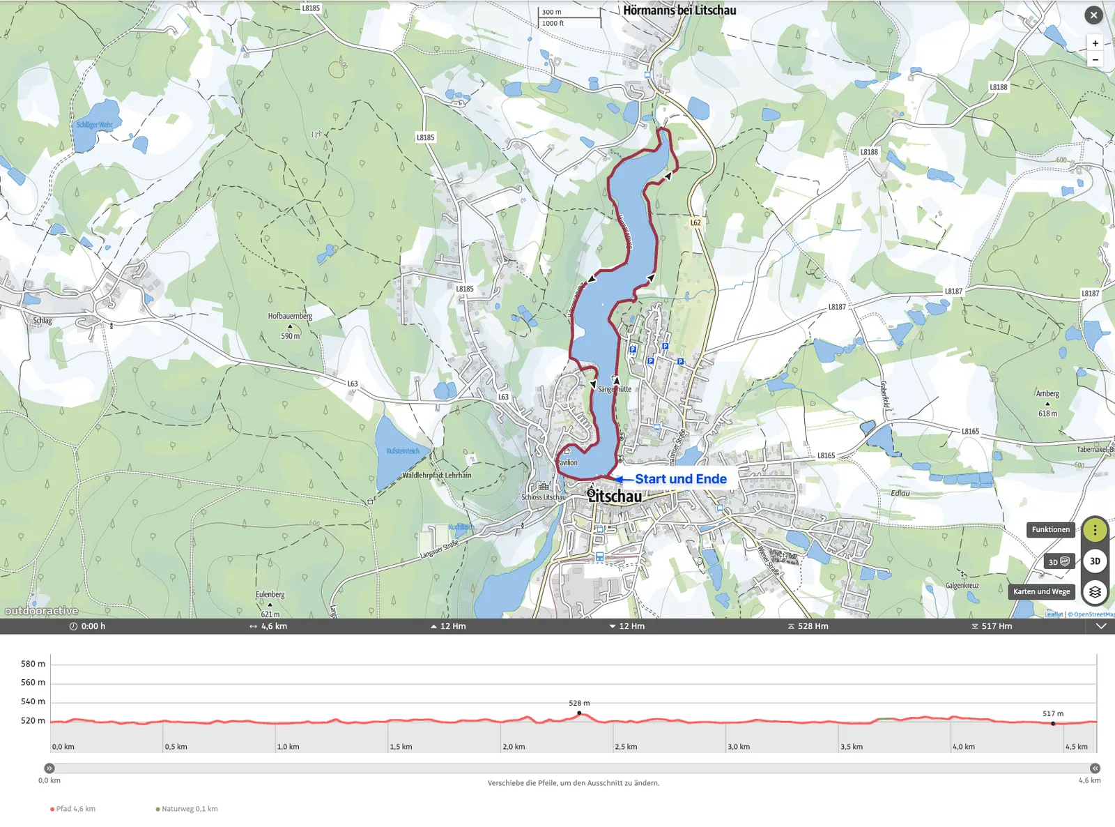 Tourplan Herrensee Outdooractive