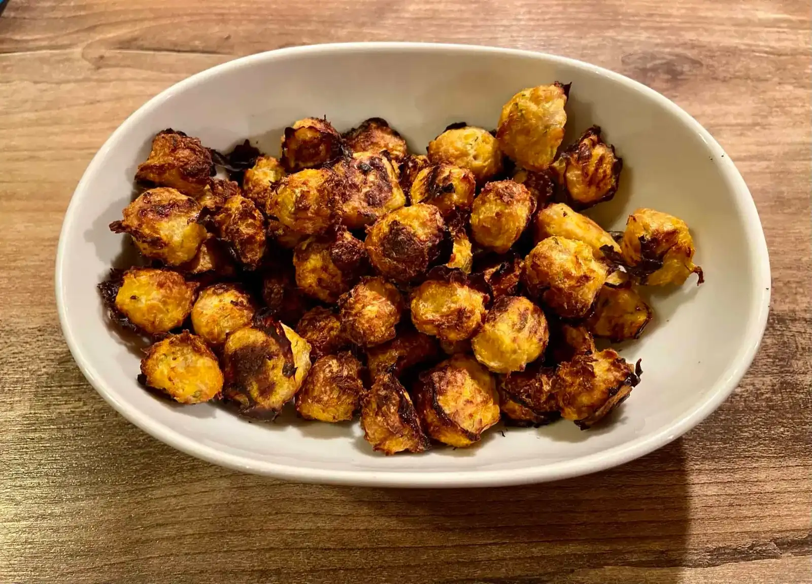 Rezept für getreidefreie Huhn Karotten Bällchen