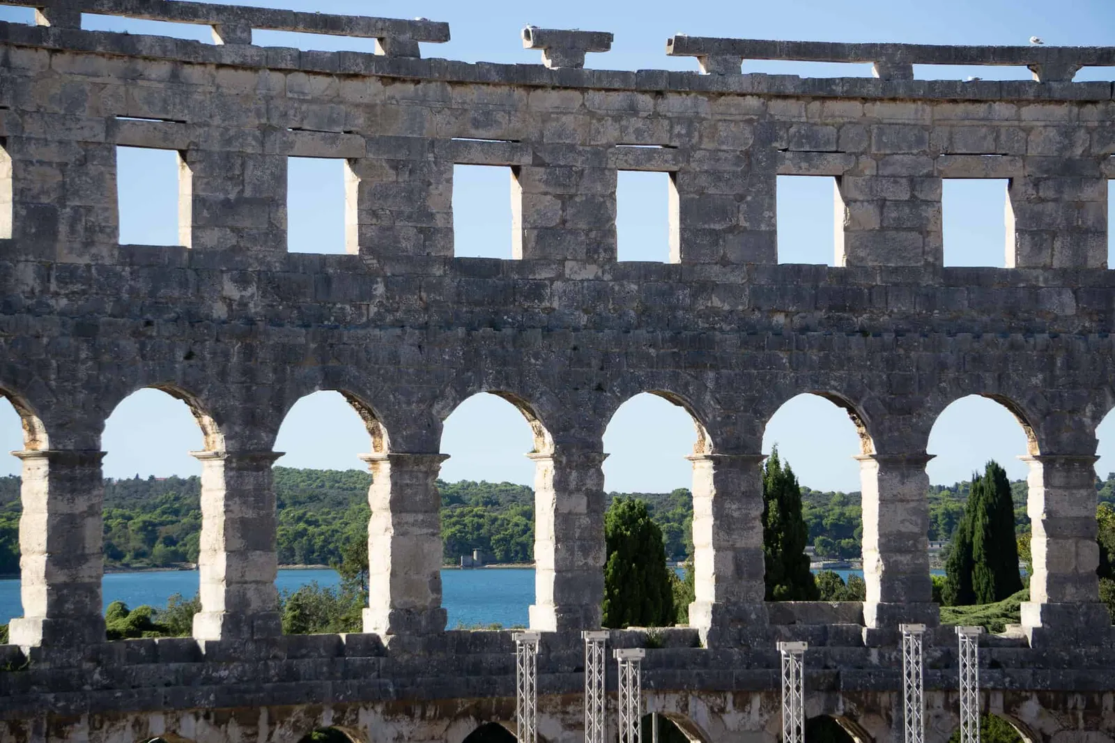 Urlaub Hund Pula Sightseeing Kroatien