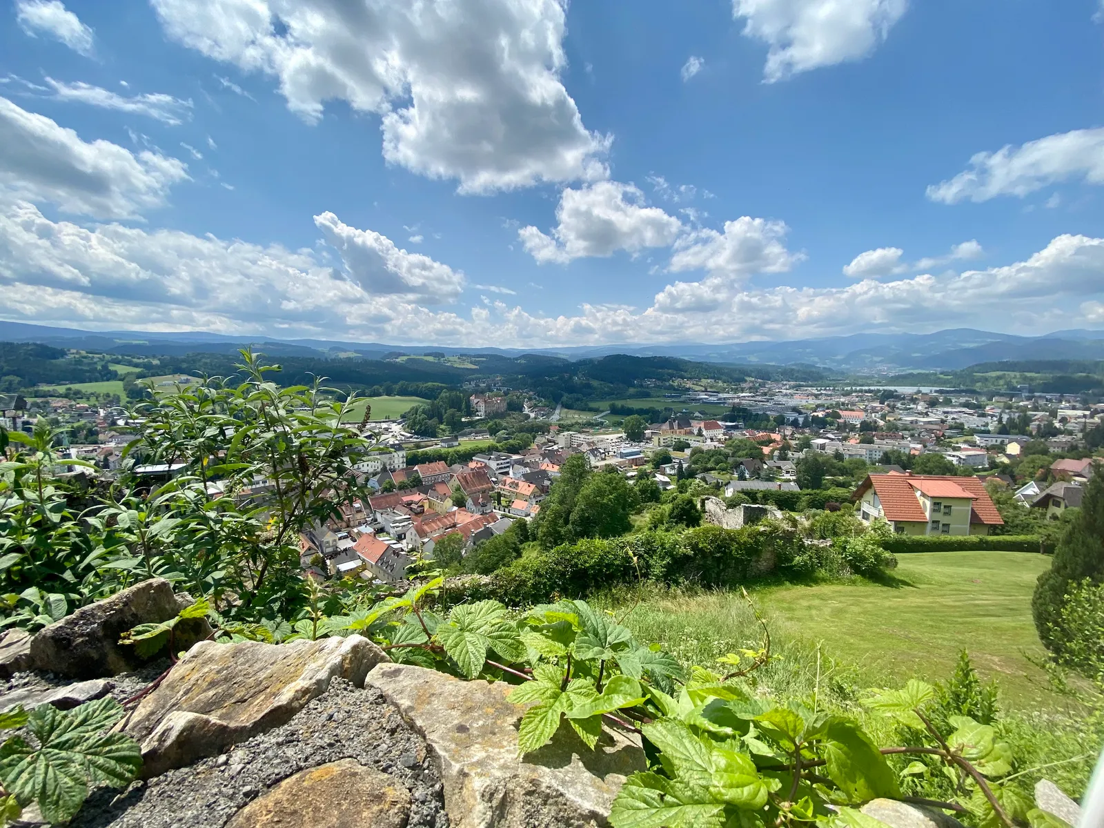Burgruine Obervoitsberg Aussicht