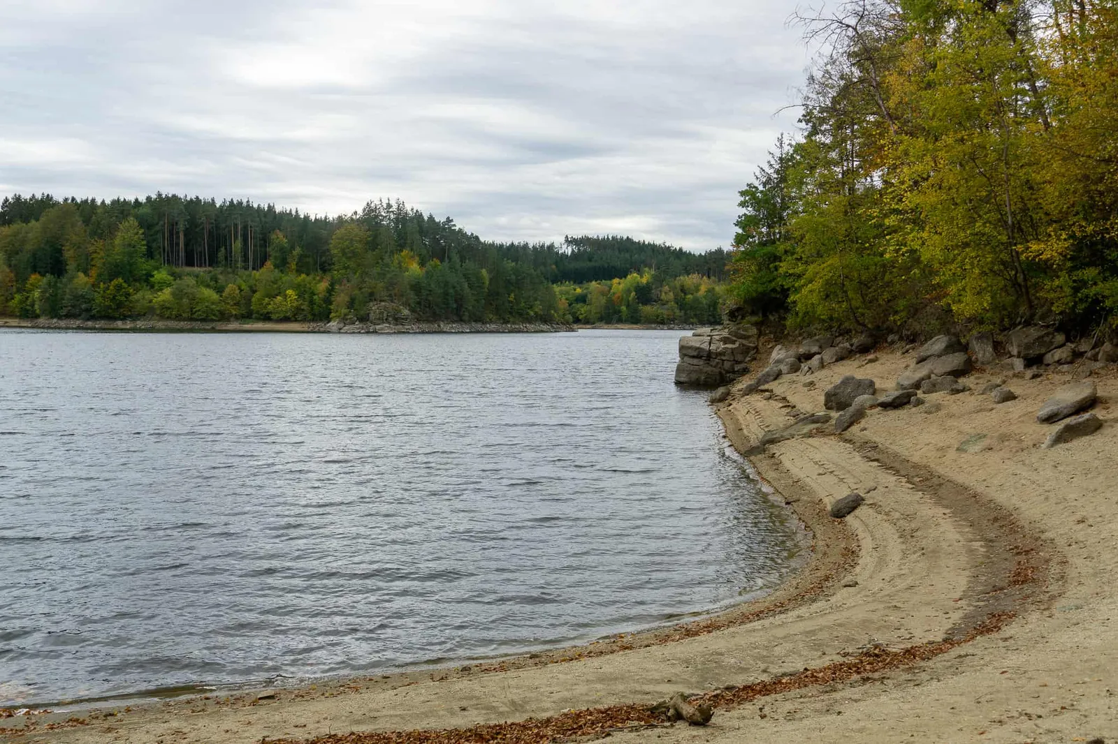 Ottensteiner Stausee Hundereise