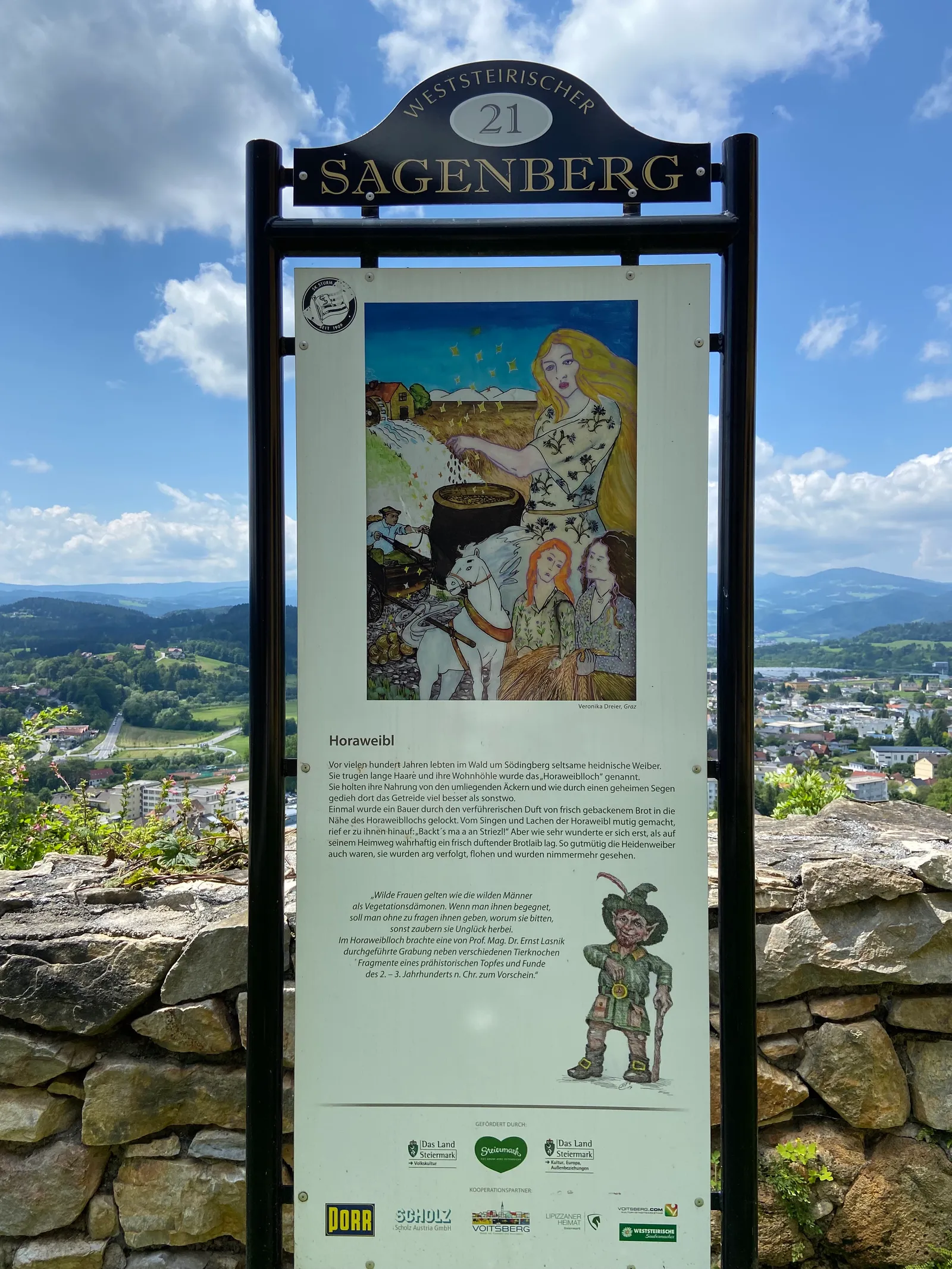 Burgruine Obervoitsberg Sagenberg