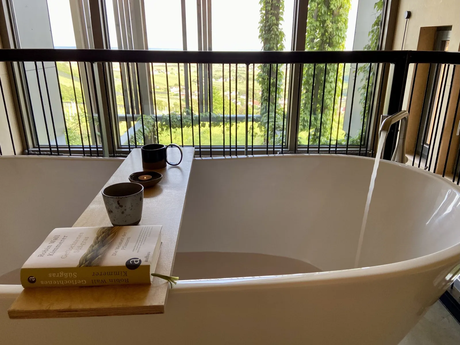 Badewanne im Weinloft
