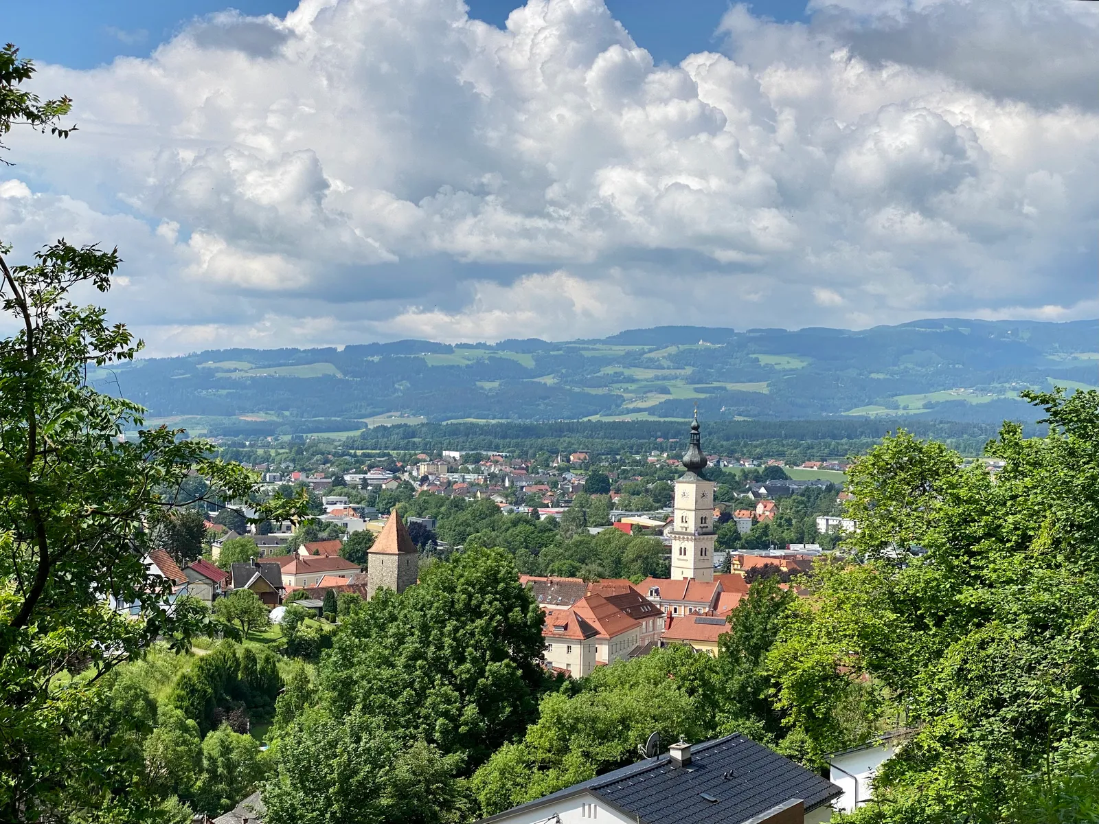 Aussicht vom Schloss Wolfsberg